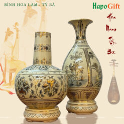HPG 205_Bình hoa lam tỳ bà